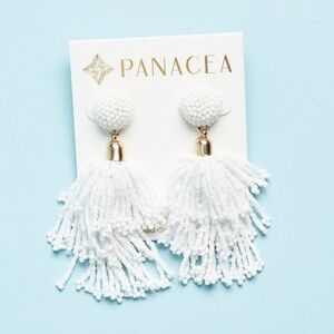 Panacea Beaded Tassel Earrings